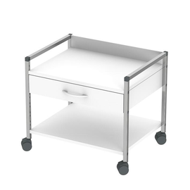 Variocar 60 Unterfahrwagen, 520 mm hoch mit 1 Schublade, weiß Produktbild