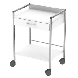 Variocar 60 Basiswagen, 830 mm hoch, mit 1 Schublade, weiß Produktbild