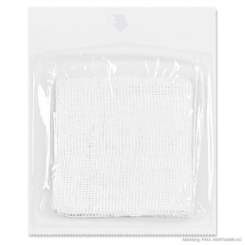 ES-Kompressen steril 8-fach 5 x 5 cm (5 x 2 Stck.) Produktbild Additional View 2 L
