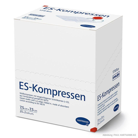 ES-Kompressen steril 8-fach 7,5 x 7,5 cm (25 x 2 Stck.) Produktbild