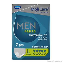 MoliCare Premium MEN PANTS 5 Tropfen Gr. L, Inkontinenzslips (7 Stck.) (BTL=7 STÜCK) Produktbild