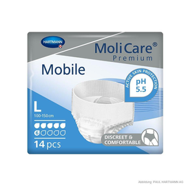 MoliCare Premium Mobile 6 Tropfen Inkontinenzslips Gr. L (14 Stck.) (BTL=14 STÜCK) Produktbild