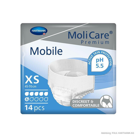 MoliCare Premium Mobile 6 Tropfen Inkontinenzslips Gr. XS (14 Stck.) (BTL=14 STÜCK) Produktbild