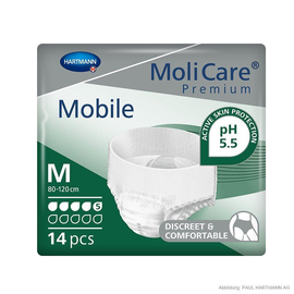 MoliCare Premium Mobile 5 Tropfen Inkontinenzslips Gr. M (14 Stck.) (BTL=14 STÜCK) Produktbild