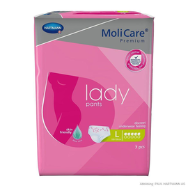 MoliCare Premium lady pants 5 Tropfen Gr. L, Inkontinenzslips (7 Stck.) (BTL=7 STÜCK) Produktbild