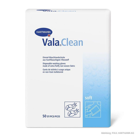 ValaClean soft Einmal-Waschhandschuhe (50 Stck.) (PACK=50 STÜCK) Produktbild