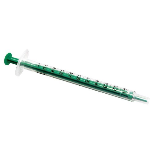 HENKE-JECT Insulinspritzen 1 ml, U-100, 2-tlg. steril (100 Stck.) (PACK=100 STÜCK) Produktbild Front View L