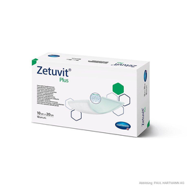 Zetuvit Plus Saugkompressen steril 10 x 20 cm (10 Stck.) (PACK=10 STÜCK) Produktbild