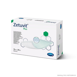 Zetuvit Plus Saugkompressen steril 15 x 20 cm (10 Stck.) (PACK=10 STÜCK) Produktbild