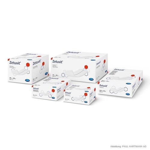 Zetuvit Saugkompressen unsteril 13,5 x 25 cm (30 Stck.) (PACK=30 STÜCK) Produktbild Front View L