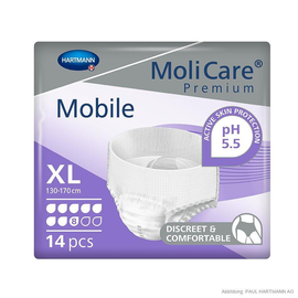 MoliCare Premium Mobile 8 Tropfen Inkontinenzslips Gr. XL (14 Stck.) (BTL=14 STÜCK) Produktbild
