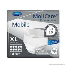 MoliCare Premium Mobile 10 Tropfen Inkontinenzslips Gr. XL (14 Stck.) (BTL=14 STÜCK) Produktbild