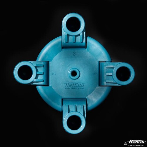 Aussschwingrotor 50° für 4 x 15 ml mit Gehänge für HET 1011 Produktbild Front View L