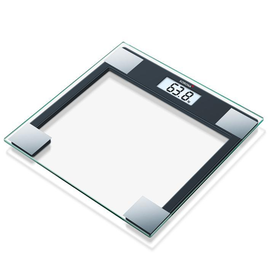 elektronische Glas-Personenwaage Gabriela schwarz/silber Produktbild
