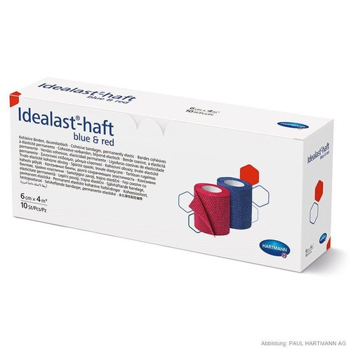 Idealast-haft Color Idealbinden 4 m x 6 cm (10 Binden sort.) Produktbild Front View L