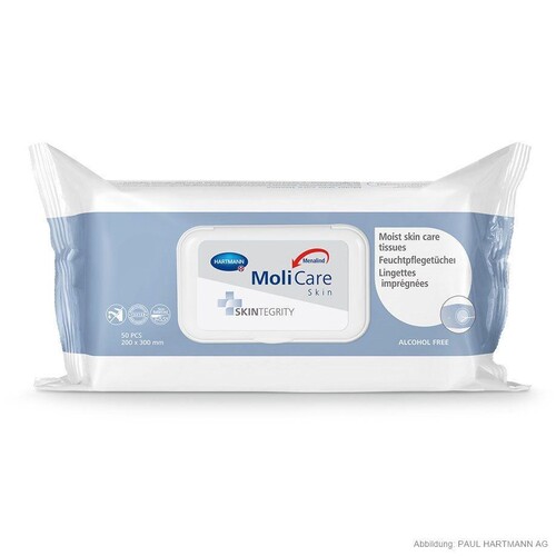 MoliCare Skin Feuchtpflegetücher (50 Stck.) (PACK=50 STÜCK) Produktbild Front View L