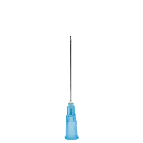 Einmal-Kanülen Nr. 14 0,60 x 30 mm, blau (100 Stck.) (PACK=100 STÜCK) Produktbild Front View L