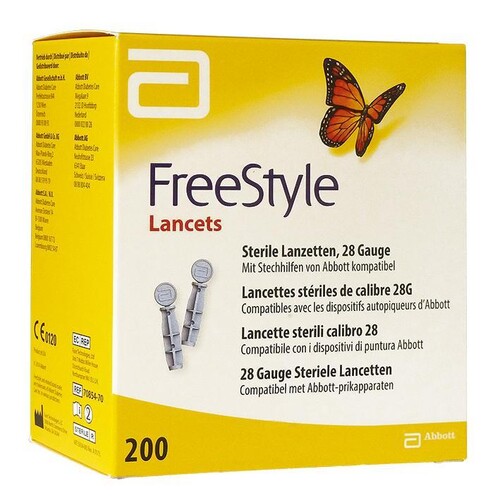 FreeStyle Lanzetten (200 Stck.) Produktbild Front View L