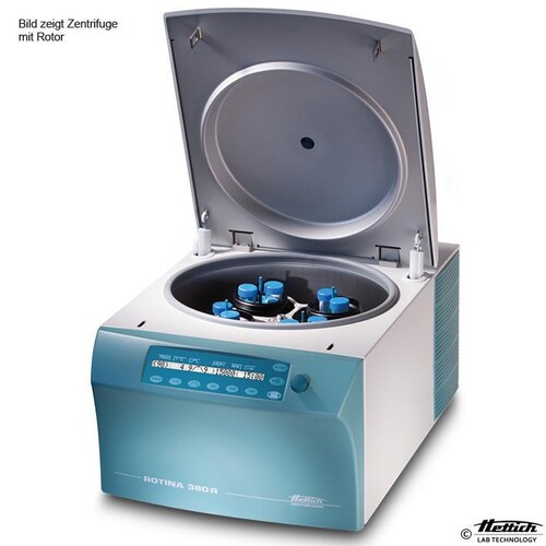 ROTINA 380 R Tischzentrifuge, gekühlt, 200-240 V, ohne Rotor Produktbild Front View L