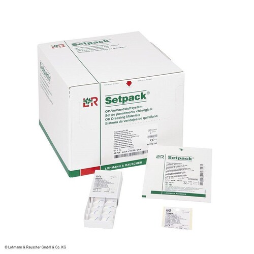 Setpack Präpariertupfer RK steril, klein, Gr. 2 (10 Stck.) (PACK=10 STÜCK) Produktbild Front View L