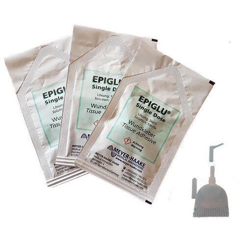EPIGLU Wundkleber Single Dose Dosetten (10 Stück à 0,5 ml) Produktbild Front View L