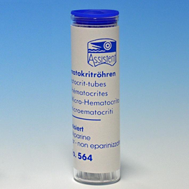 Einmal-Mikro-Haematokritkapillaren 75 mm, nicht heparinisiert (100 Stck.) (PACK=100 STÜCK) Produktbild
