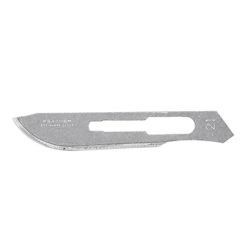 Einmal-Skalpellklingen FEATHER Fig. 21 steril (100 Stck.) (PACK=100 STÜCK) Produktbild Front View L