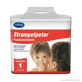 Strampelpeter Flockenwindeln Saugstärke 1 (56 Stck.) (PACK=56 STÜCK) Produktbild