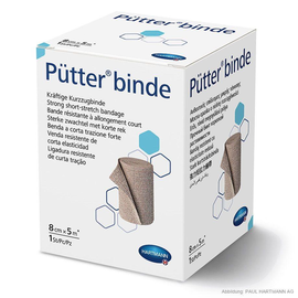 Pütterbinde 5 m x 8 cm Produktbild