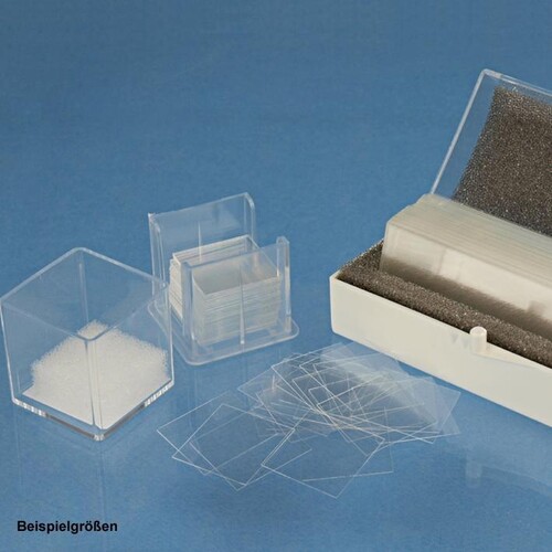 Deckgläser, Stärke 1 18 x 18 mm (10 x 100 Stck.) Produktbild Front View L