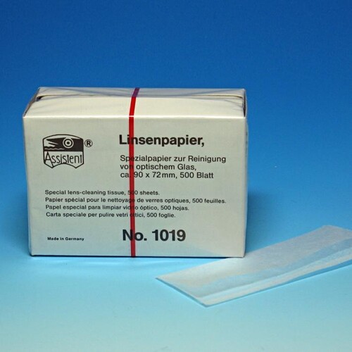 Linsenpapier 90 x 72 mm (500 Bl.) Produktbild Front View L
