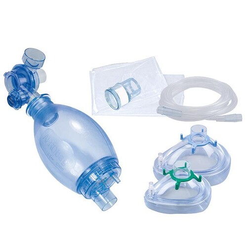 AERObag Beatmungsbeutel PVC, für Kinder mit Maske Gr. 1 und 3, Produktbild Front View L