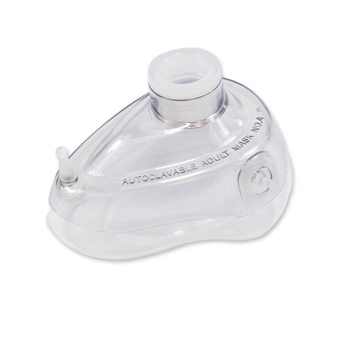 AERObag Silikon-Beatmungsmaske Gr. 4 Erwachsene Produktbild Front View L