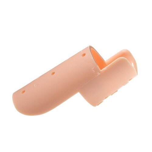 Fingerschiene nach Stack für Knopflochfinger, hautfarben Gr. 4 Produktbild Front View L