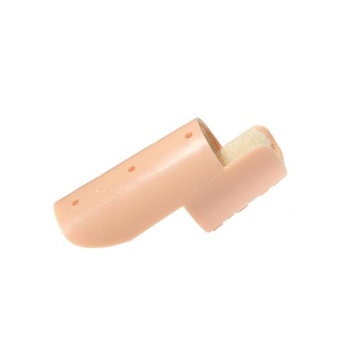 Fingerschiene nach Stack, für Knopflochfinger, hautf. gepolstert Gr. 5 Produktbild Front View L