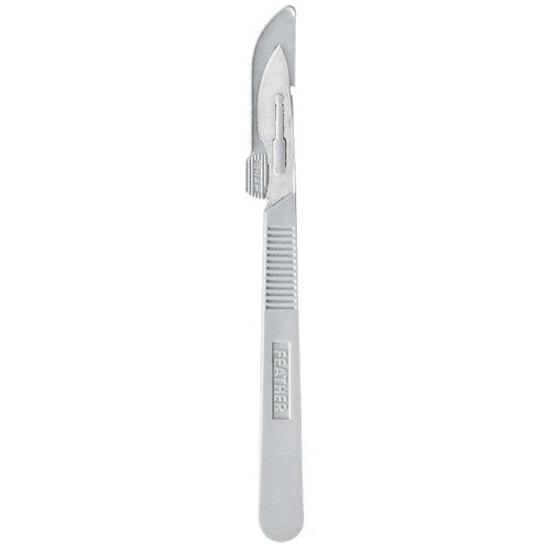 Einmal-Skalpelle FEATHER Fig. 23 lang (20 Stck.) (PACK=20 STÜCK) Produktbild Front View L