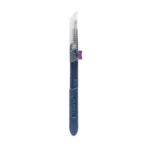 Sicherheits-Einmal-Skalpelle FEATHER Safeshield Fig. 15 steril (10 Stck.) (PACK=10 STÜCK) Produktbild Front View L