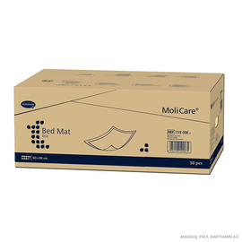 MoliCare Bed Mat Eco 9 Tropfen Krankenunterlagen 60 x 90 cm (50 Stck.) 20 Lagen (KTN=50 STÜCK) Produktbild
