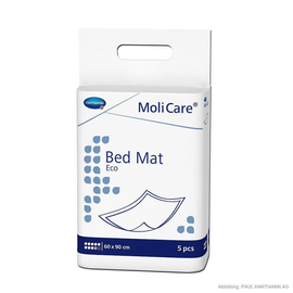 MoliCare Bed Mat Eco 9 Tropfen Krankenunterlagen 60 x 90 cm (5 Stck.) (BTL=5 STÜCK) Produktbild
