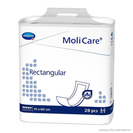 MoliCare Rectangular 5 Tropfen 15 x 60 cm, Maxi-Vorlagen (28 Stck.) (BTL=28 STÜCK) Produktbild