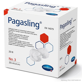 Pagasling Schlinggazetupfer steril Gr. 3, pflaumengroß (4 Stck.) (PACK=4 STÜCK) Produktbild