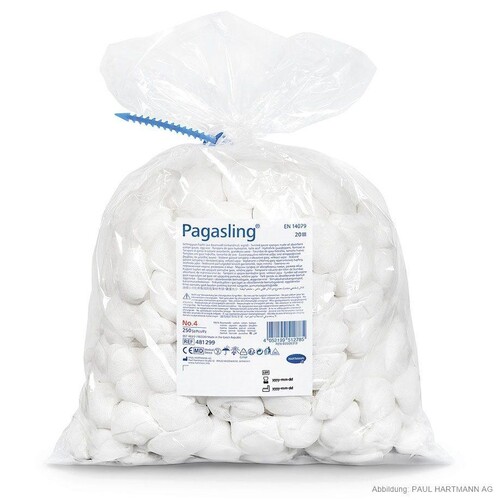 Pagasling Schlinggazetupfer unsteril Gr. 4, eigroß (4 x 250 Stck.) Produktbild