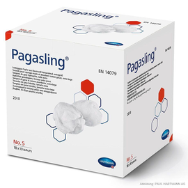 Pagasling Schlinggazetupfer steril Gr. 5, extragroß (10 Stck.) (PACK=10 STÜCK) Produktbild