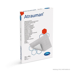 Atrauman Salbenkompressen steril 7,5 x 10 cm (10 Stck.) (PACK=10 STÜCK) Produktbild