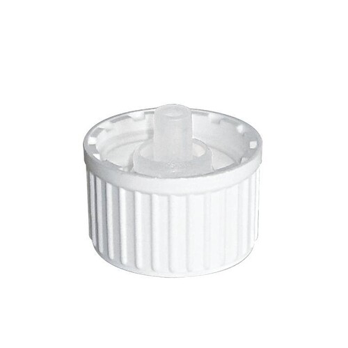 Tropfverschluss DIN 18 für HCT 41314.., UNI 2, weiß, langsam tropfend Produktbild Front View L
