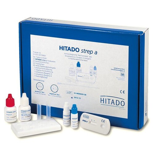 HITADO strep a Schnelltest (20 T.) Produktbild Front View L