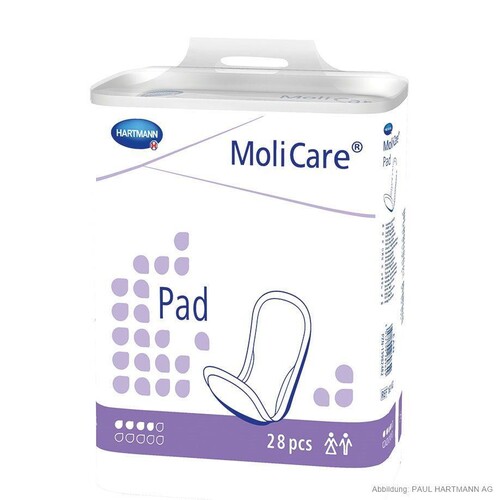 MoliCare Pad 4 Tropfen Inkontinenzeinlagen (28 Stck.) (BTL=28 STÜCK) Produktbild Front View L