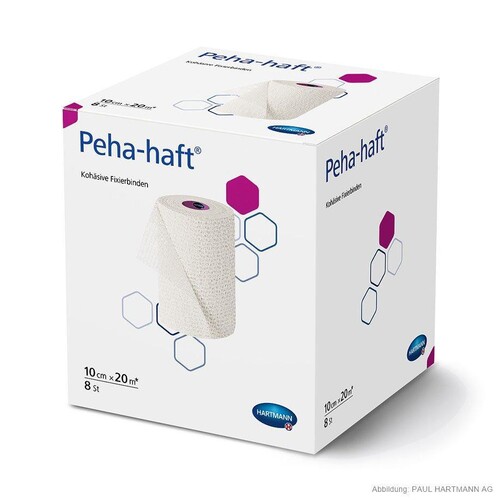 Peha-haft Fixierbinden 20 m x 10 cm, lose (8 Rl.) Produktbild Front View L