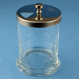 Kornzangenglas mit Edelstahldeckel 20 cm x 8 cm Ø  Produktbild