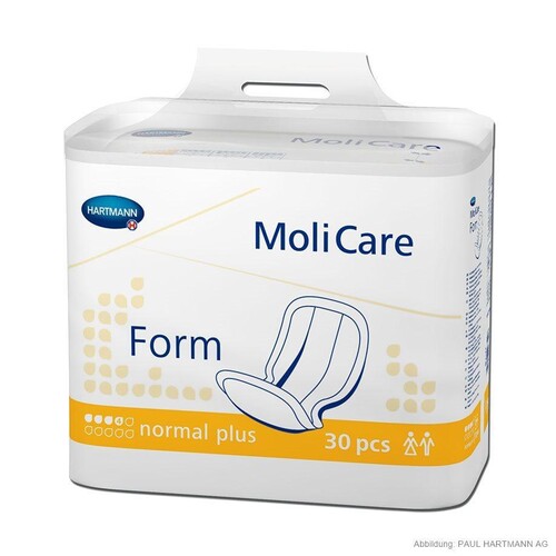 MoliCare Form 4 Tropfen Inkontinenzeinlagen (32 Stck.) (BTL=32 STÜCK) Produktbild Front View L